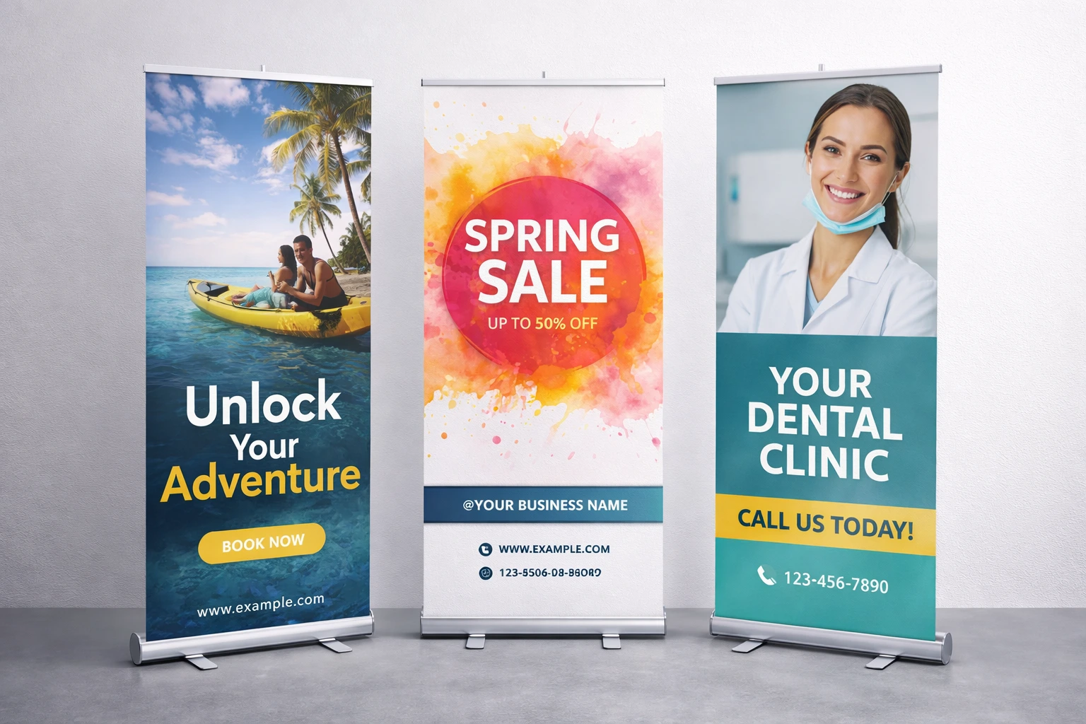 Custom Roll Up Standees