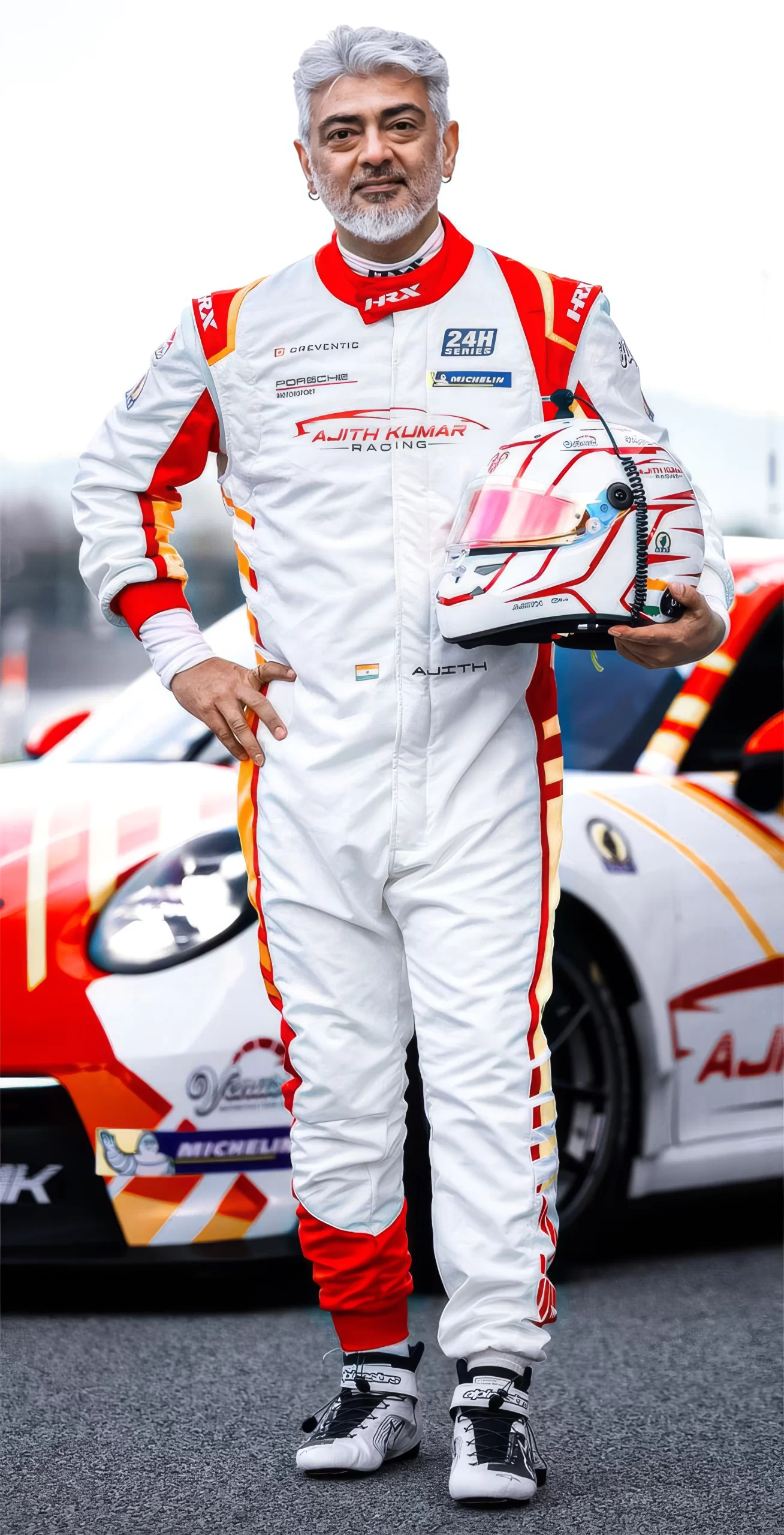 Ajith Kumar racing vibe poster