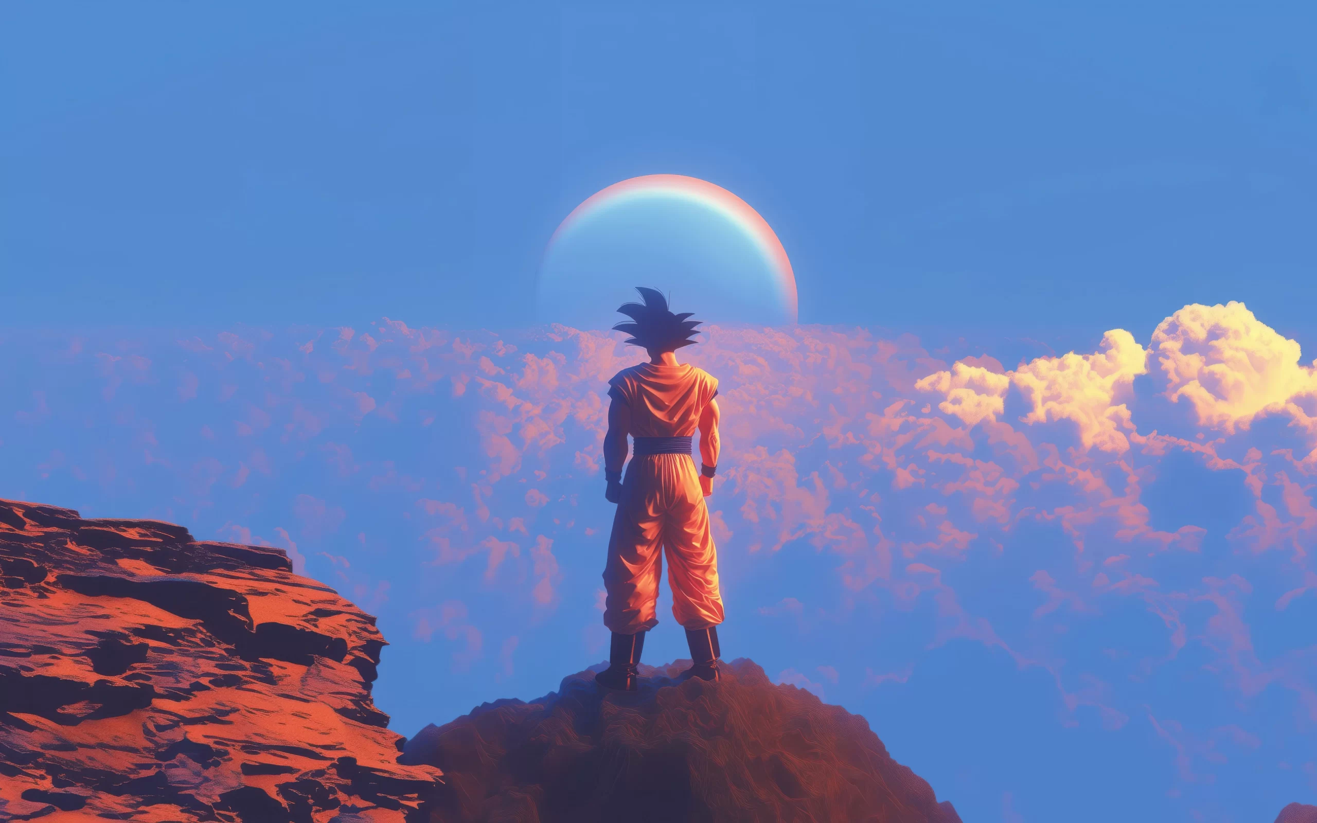 Born to Fight Goku poster