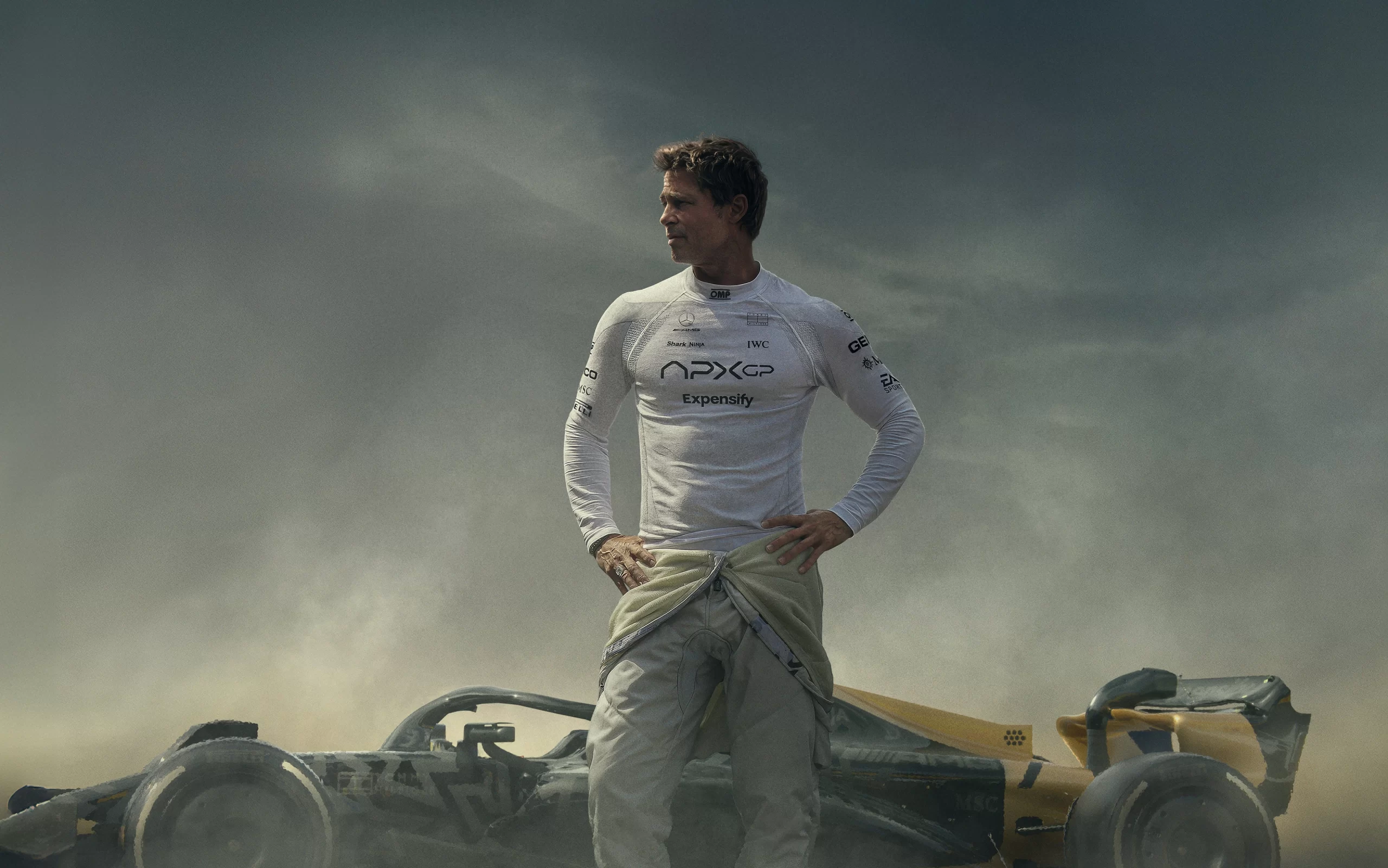 Brad Pitt as Sony Hayes F1 poster