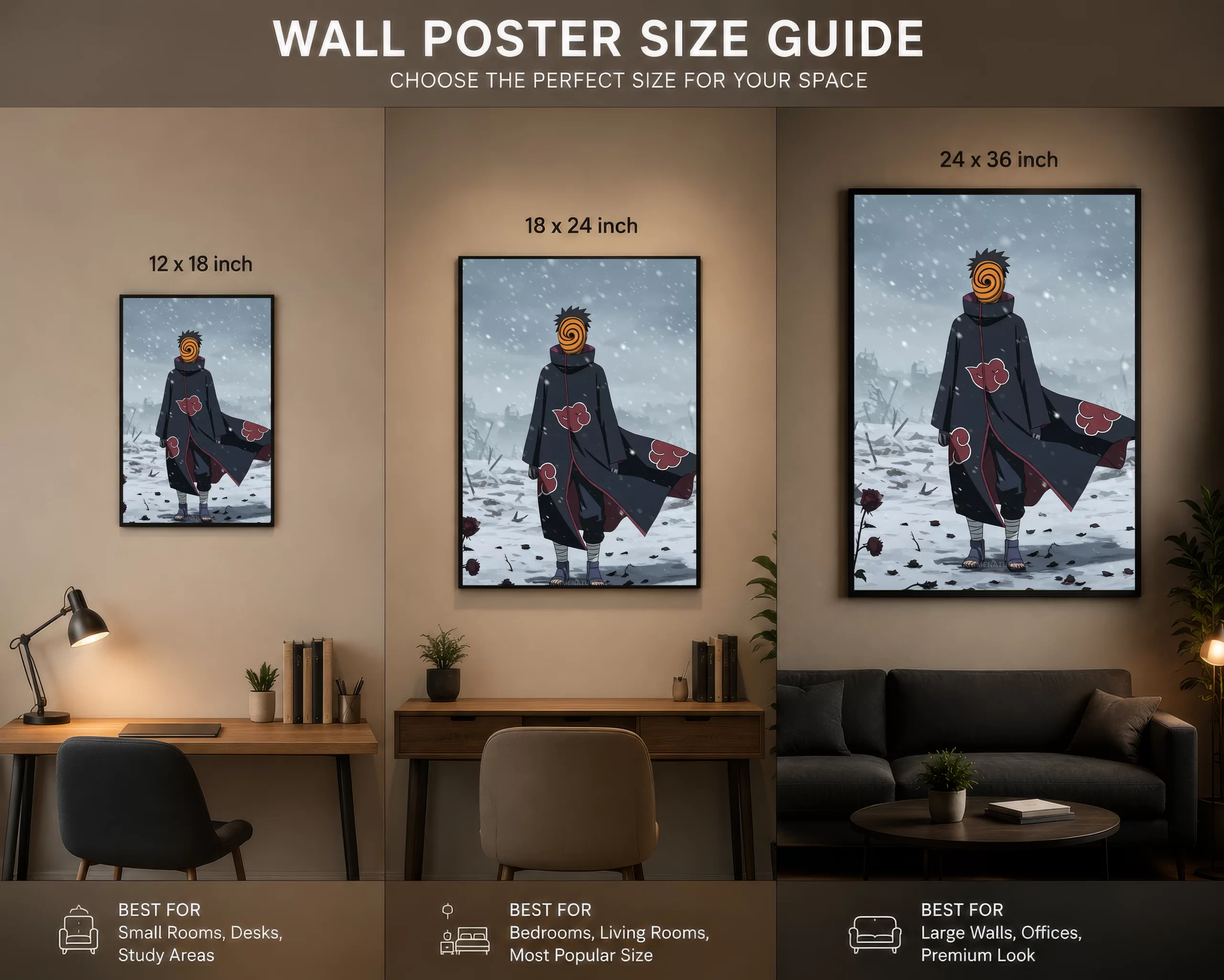 From Hope to Darkness Obito Uchiha Poster