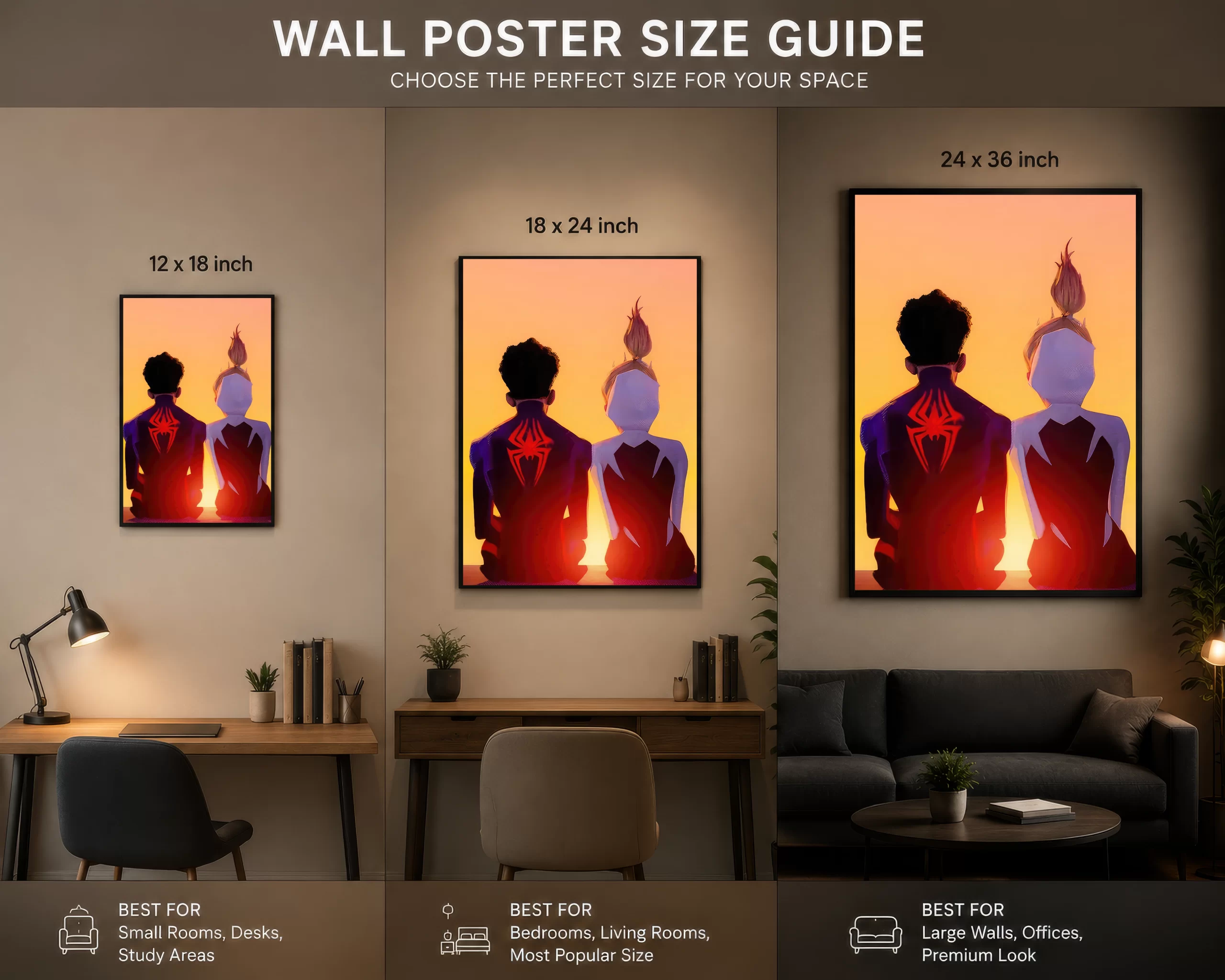 Miles Morales + Gwen Stacy poster