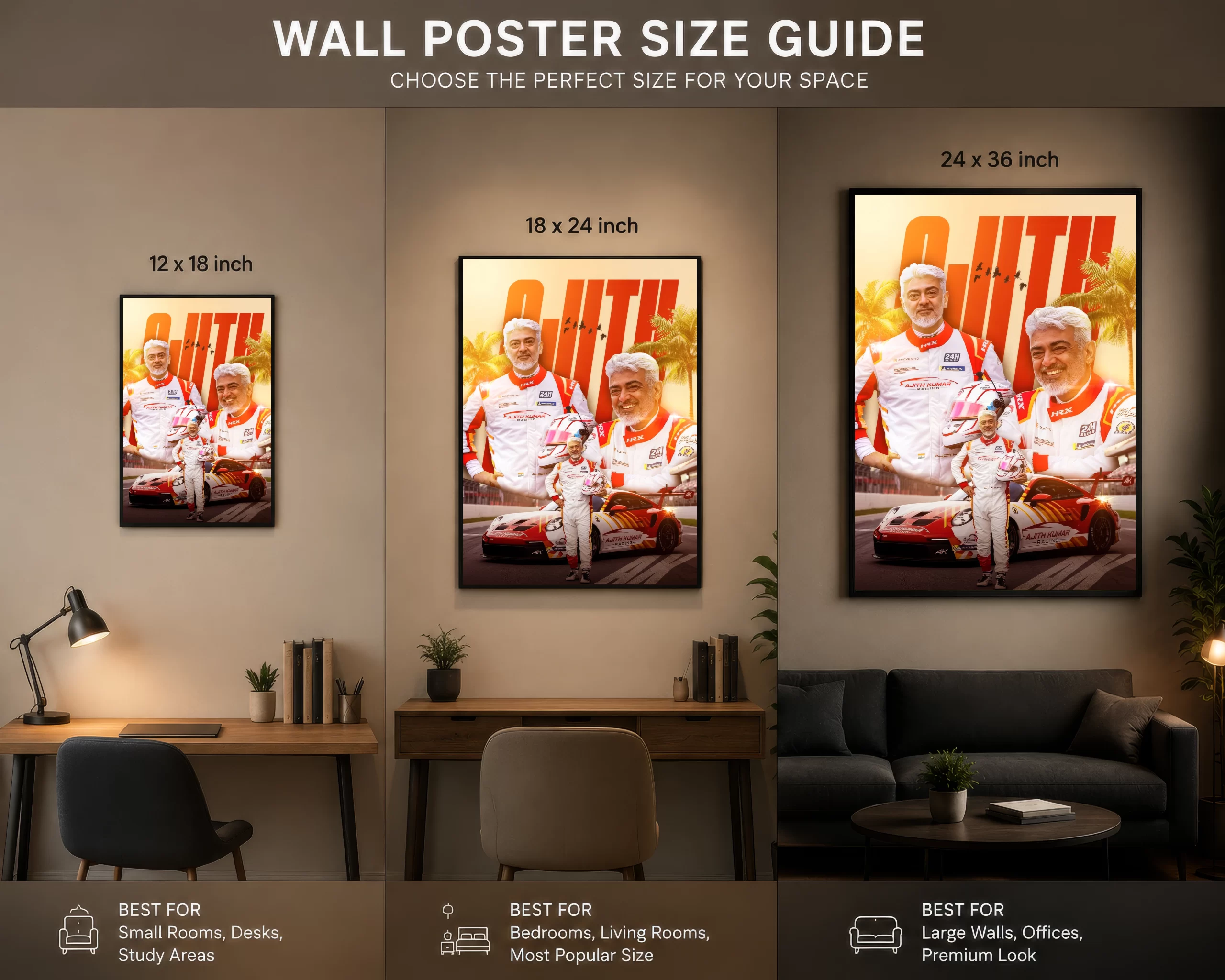 Racing Ajith Kumar poster
